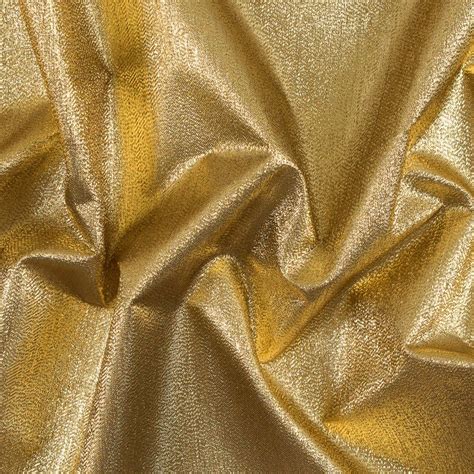 description of metallic fabric|fabric with gold metallic threads.